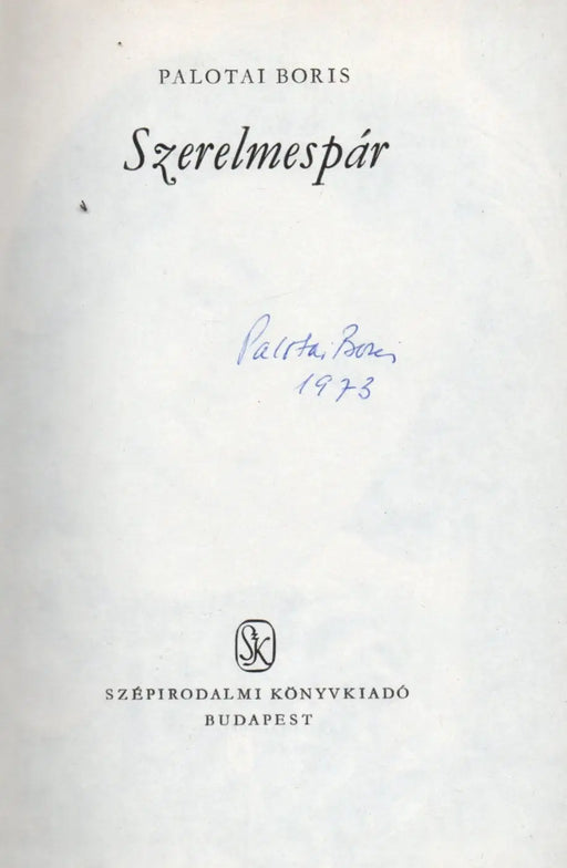 Szerelmespár - Oskola Antikvárium