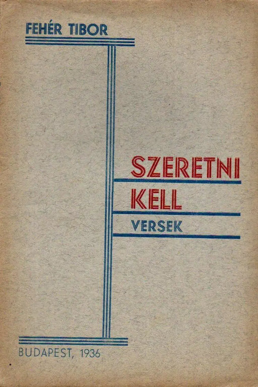 Szeretni kell - Oskola Antikvárium