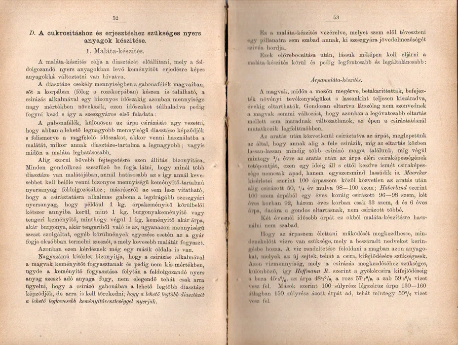 Szeszgyártás, szeszipar, szeszfőzés, szeszgyári gépek, gőzgépek - Oskola Antikvárium