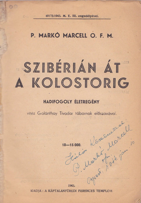Szibérián át a kolostorig - Oskola Antikvárium