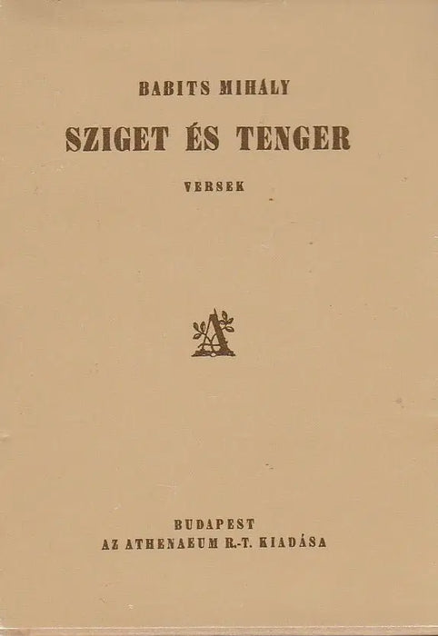 Sziget és tenger - Oskola Antikvárium