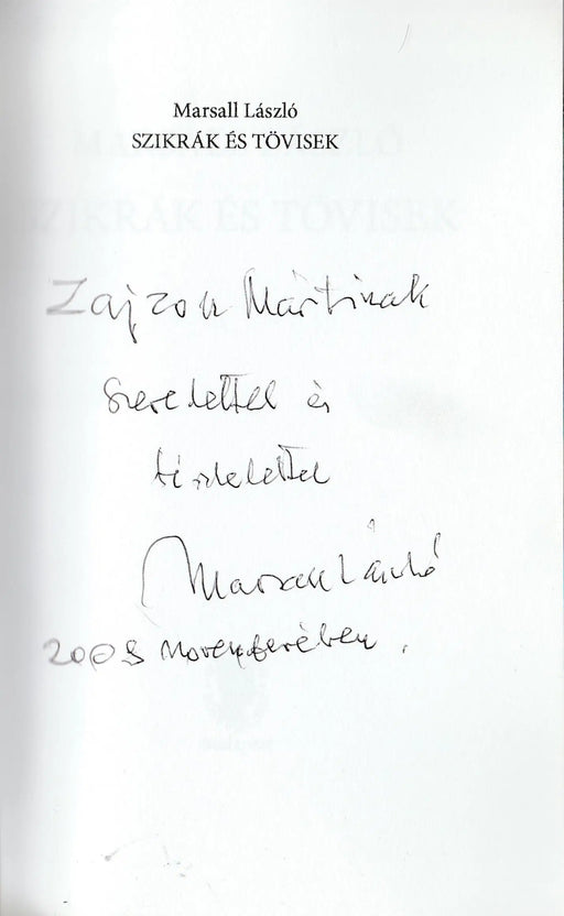 Szikrák és tövisek - Oskola Antikvárium