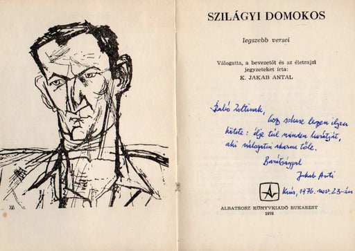 Szilágyi Domokos legszebb versei - Oskola Antikvárium