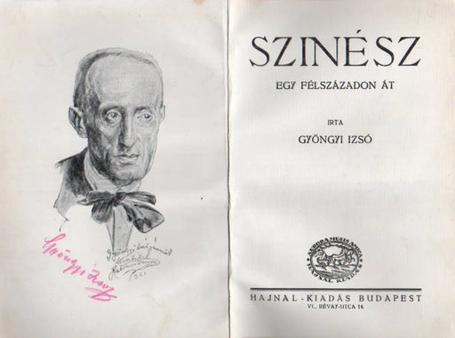 Színész egy félszázadon át - Oskola Antikvárium