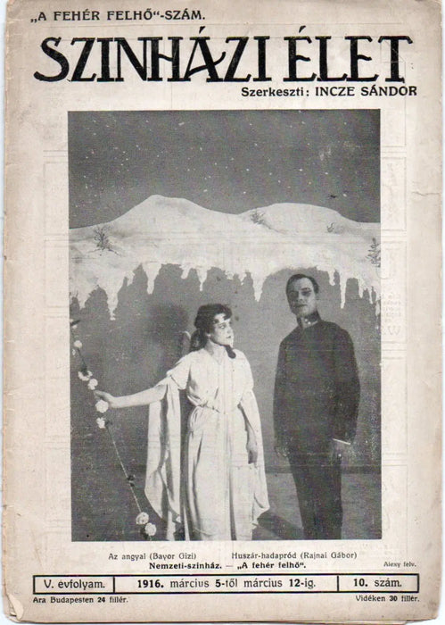 Színházi Élet V - VII. és X - XXVII. évfolyam - 1916 - 1918, 1921 - 1938 - Oskola Antikvárium
