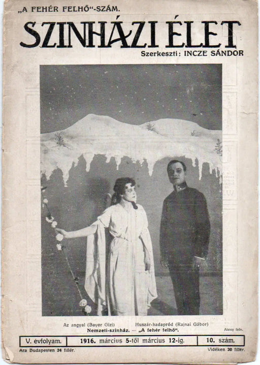 Színházi Élet V - VII. és X - XXVII. évfolyam - 1916 - 1918, 1921 - 1938 - Oskola Antikvárium