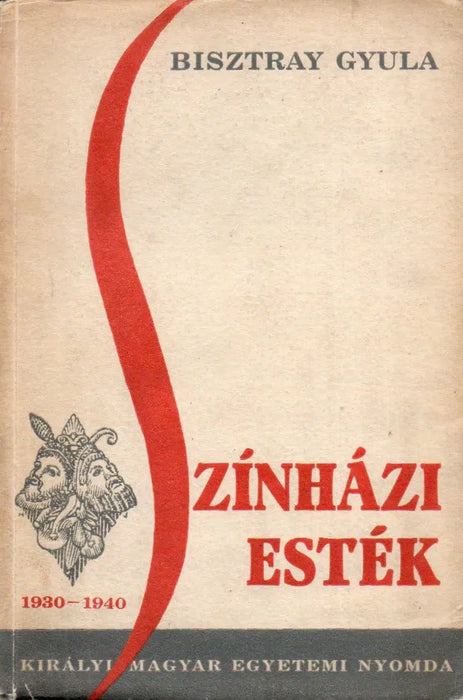 Színházi esték 1930 - 1940 - Oskola Antikvárium