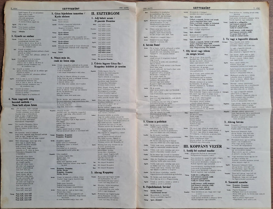Szittyakürt XXIII. évfolyam 4. szám 1984. április - Oskola Antikvárium