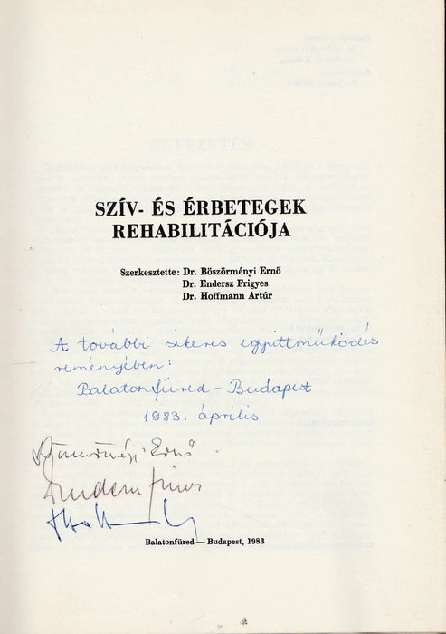 Szív - és érbetegek rehabilitációja - Oskola Antikvárium