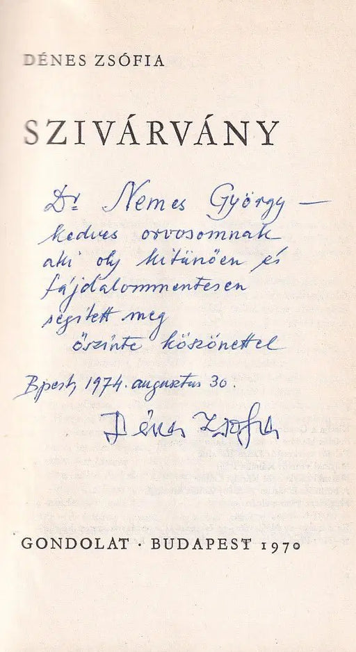 Szivárvány - Oskola Antikvárium