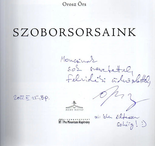 Szoborsorsaink - Oskola Antikvárium
