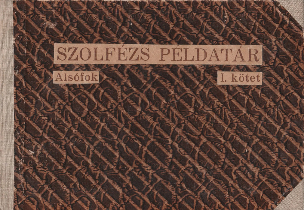 Szolfézs példatár I. - Oskola Antikvárium