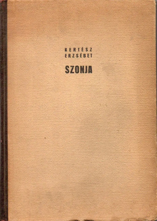Szonja - Oskola Antikvárium
