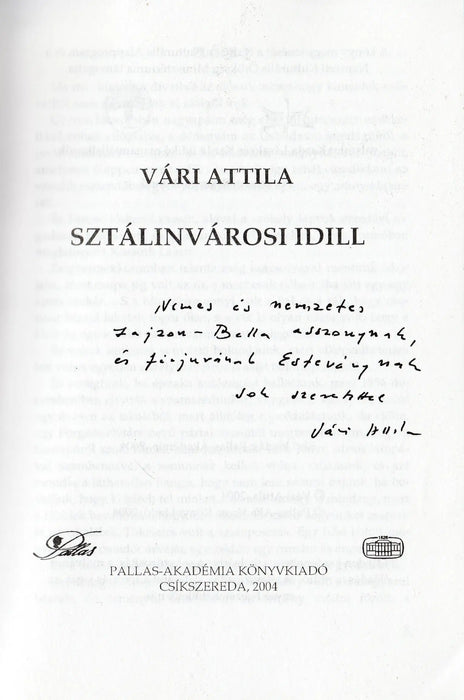 Sztálinvárosi idill - Oskola Antikvárium