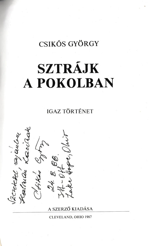 Sztrájk a pokolban - Oskola Antikvárium
