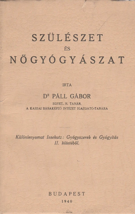 Szülészet és nőgyógyászat - Oskola Antikvárium