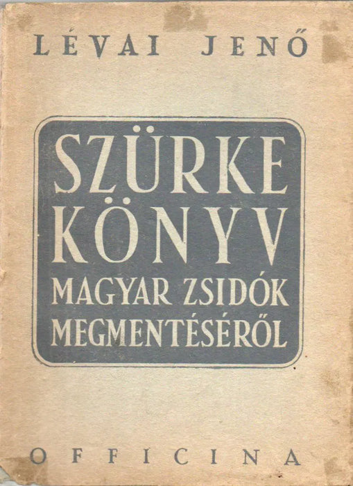 Szürke Könyv - Oskola Antikvárium