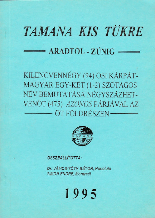 Tamana kis tükre Aradtól - Zúnig - Oskola Antikvárium