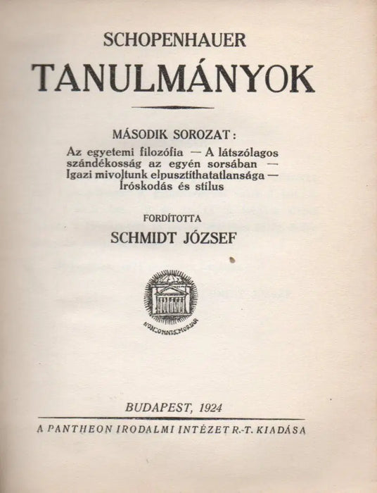 Tanulmányok I - III. - Oskola Antikvárium
