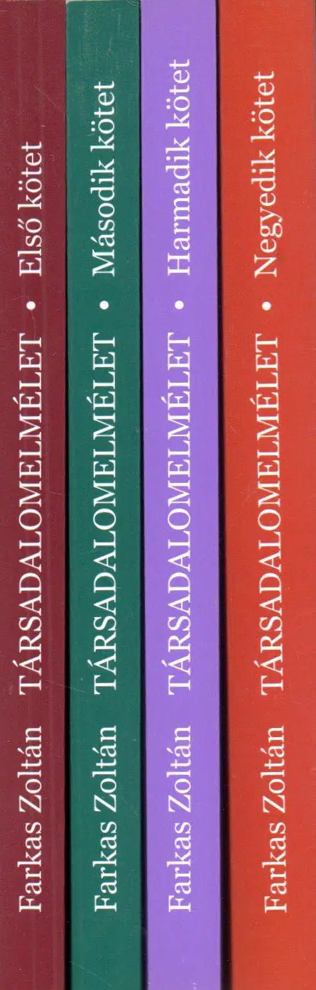 Társadalomelmélet I - IV. - Oskola Antikvárium