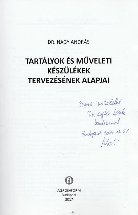 Tartályok és műveleti készülékek tervezésének alapjai - Oskola Antikvárium