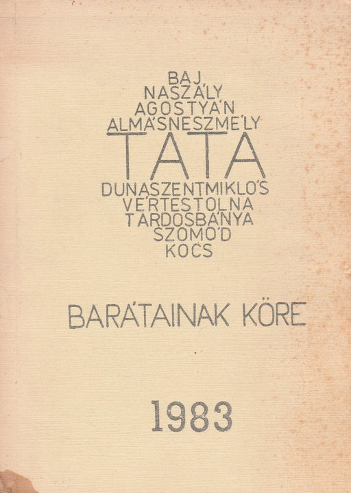 Tata barátai körének tájékoztatója V. - Oskola Antikvárium