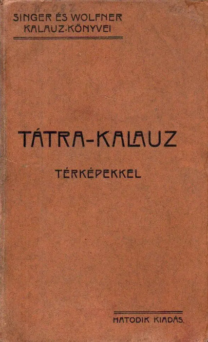 Tátrakalauz - Oskola Antikvárium