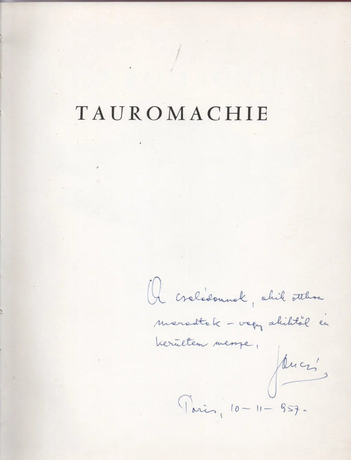Tauromachie - Oskola Antikvárium