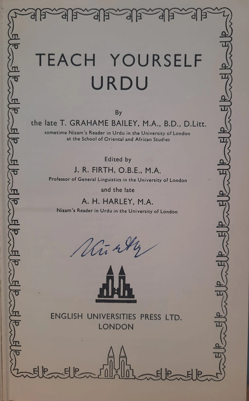 Teach Yourself Urdu - Oskola Antikvárium