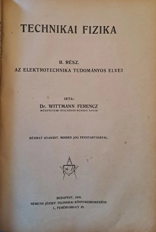 Technikai fizika I - II. - Oskola Antikvárium