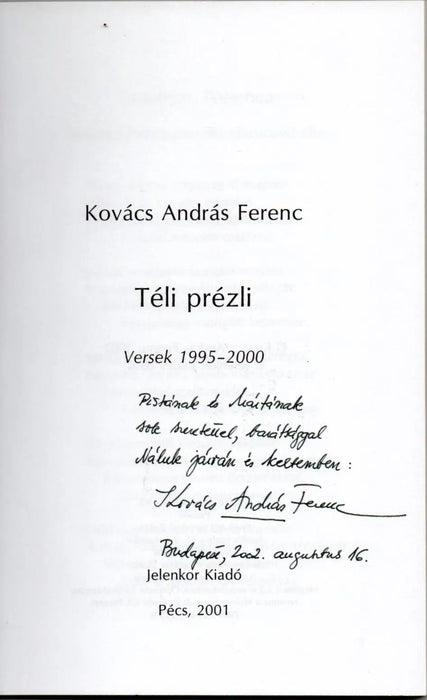 Téli prézli - Oskola Antikvárium