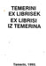 Temerini ex librisek - Ex librisi iz Temerina - Oskola Antikvárium
