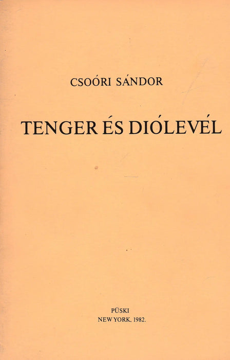Tenger és diólevél - Oskola Antikvárium