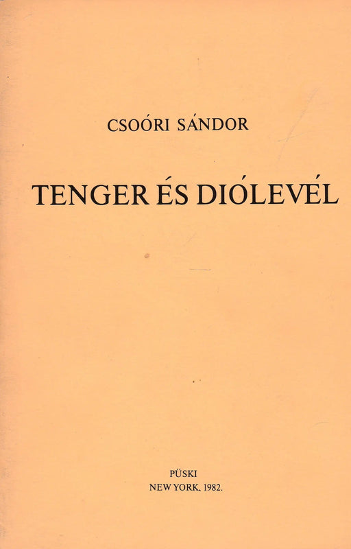 Tenger és diólevél - Oskola Antikvárium
