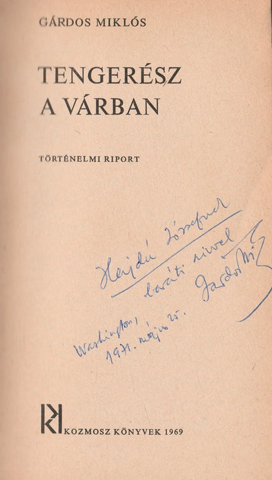 Tengerész a várban - Oskola Antikvárium