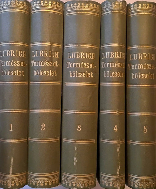 Természetbölcselet I - V. - Oskola Antikvárium