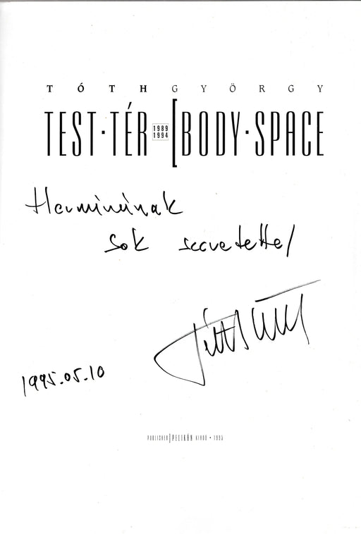 Test - tér - Body - Space - Oskola Antikvárium