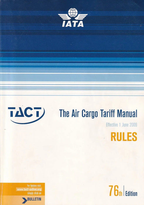 The Air Cargo Tariff Rules - Oskola Antikvárium