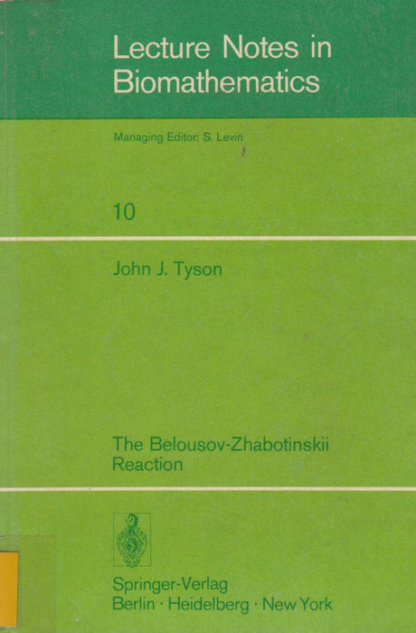 The Belousov - Zhabotinskii Reaction - Oskola Antikvárium