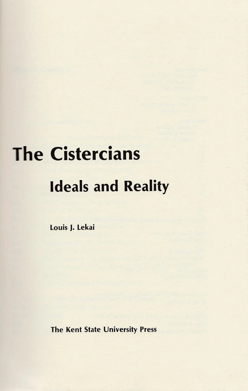 The Cistercians - Oskola Antikvárium
