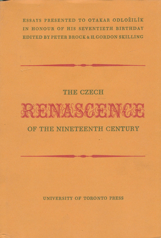 The Czech Renascence of the Nineteenth Century - Oskola Antikvárium