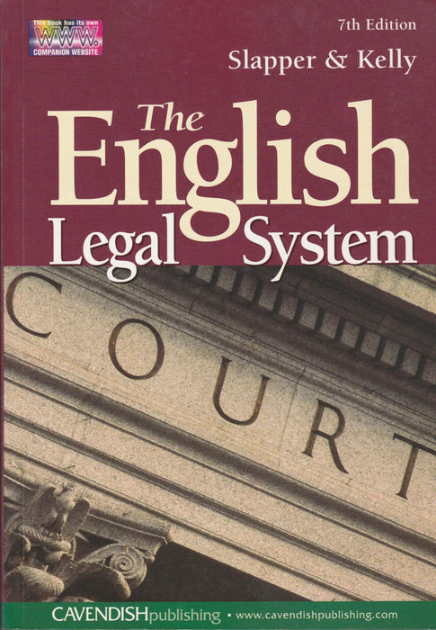The English Legal System - Oskola Antikvárium