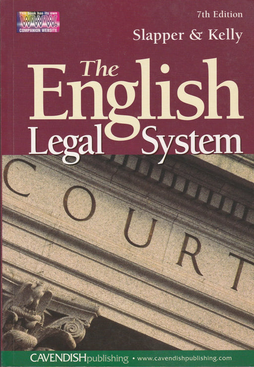 The English Legal System - Oskola Antikvárium