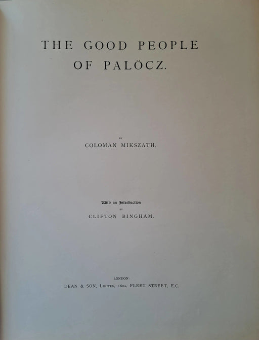 The good people of Pawlocz / Palöcz - Oskola Antikvárium