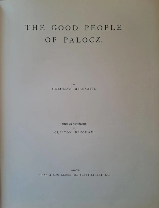 The good people of Pawlocz / Palöcz - Oskola Antikvárium