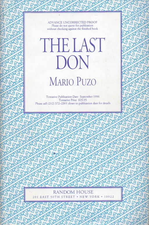 The Last Don - Oskola Antikvárium