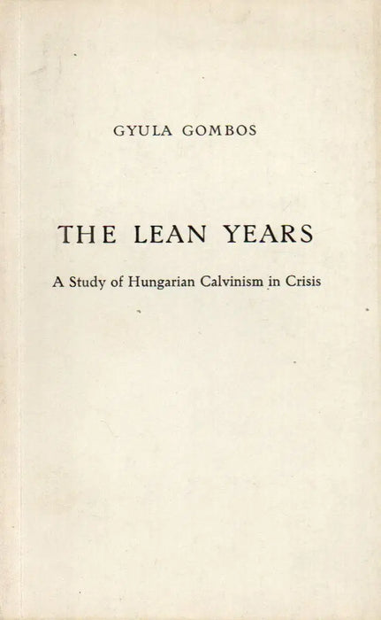 The Lean Years - Oskola Antikvárium