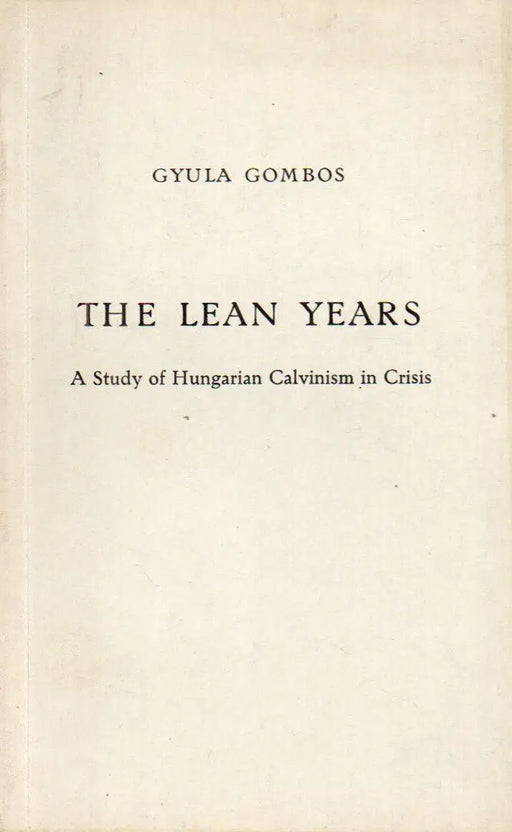 The Lean Years - Oskola Antikvárium