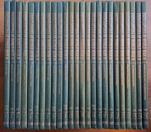 The Marshall Cavendish Illustrated Encyclopedia of World War II. 1 - 25. - Oskola Antikvárium