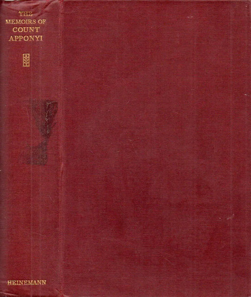 The Memoirs of Count Apponyi - Oskola Antikvárium